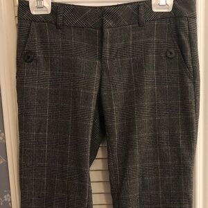 Spacegirlz Juniors Size 3 Dressy Business Work Capris, Black and Metallic